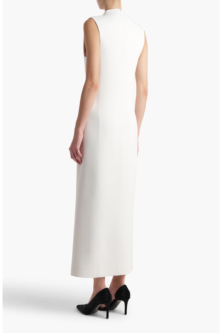 Lowen Crepe Midi Dress, Alternate, color, CHALK