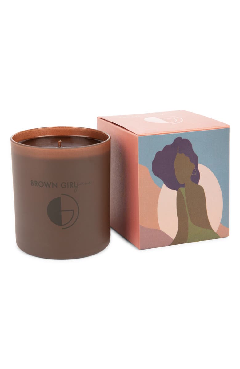 Brown Girl Jane Velvet Moon Perfumed Candle, Main, color,