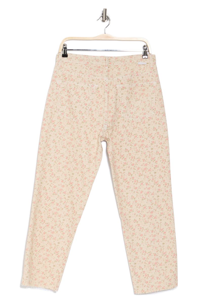 Boyish Jeans The Tommy Floral Raw Hem Jeans, Alternate, color, 