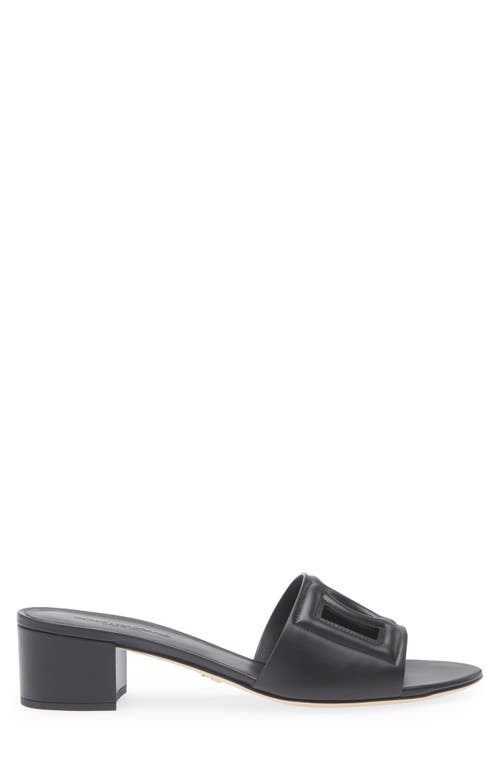 Dolce & Gabbana 'dg Logo Slides For Stylish In 80999 Black