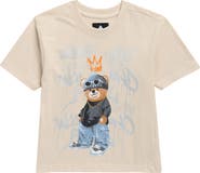 Fly By Night Kids' Teddy Bear Graphic T-Shirt