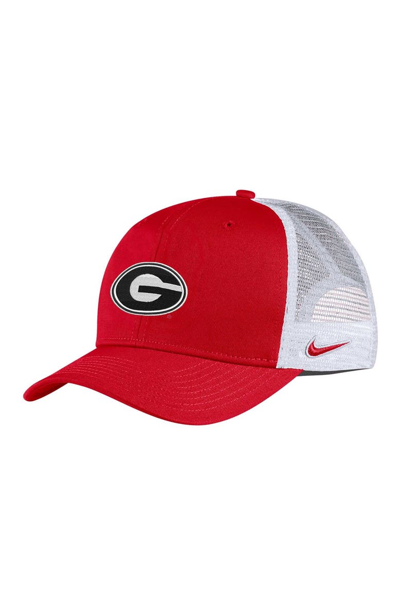 Nike Men's Nike Red Georgia Bulldogs Classic99 Trucker Adjustable Hat, Main, color,