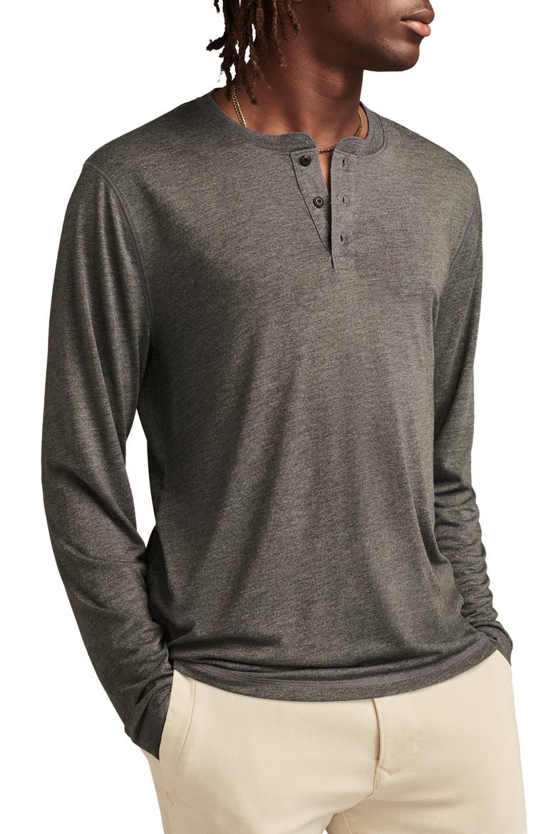 Long Sleeve Slub Jersey Henley, Alternate, color, CHARCOAL HEATHER