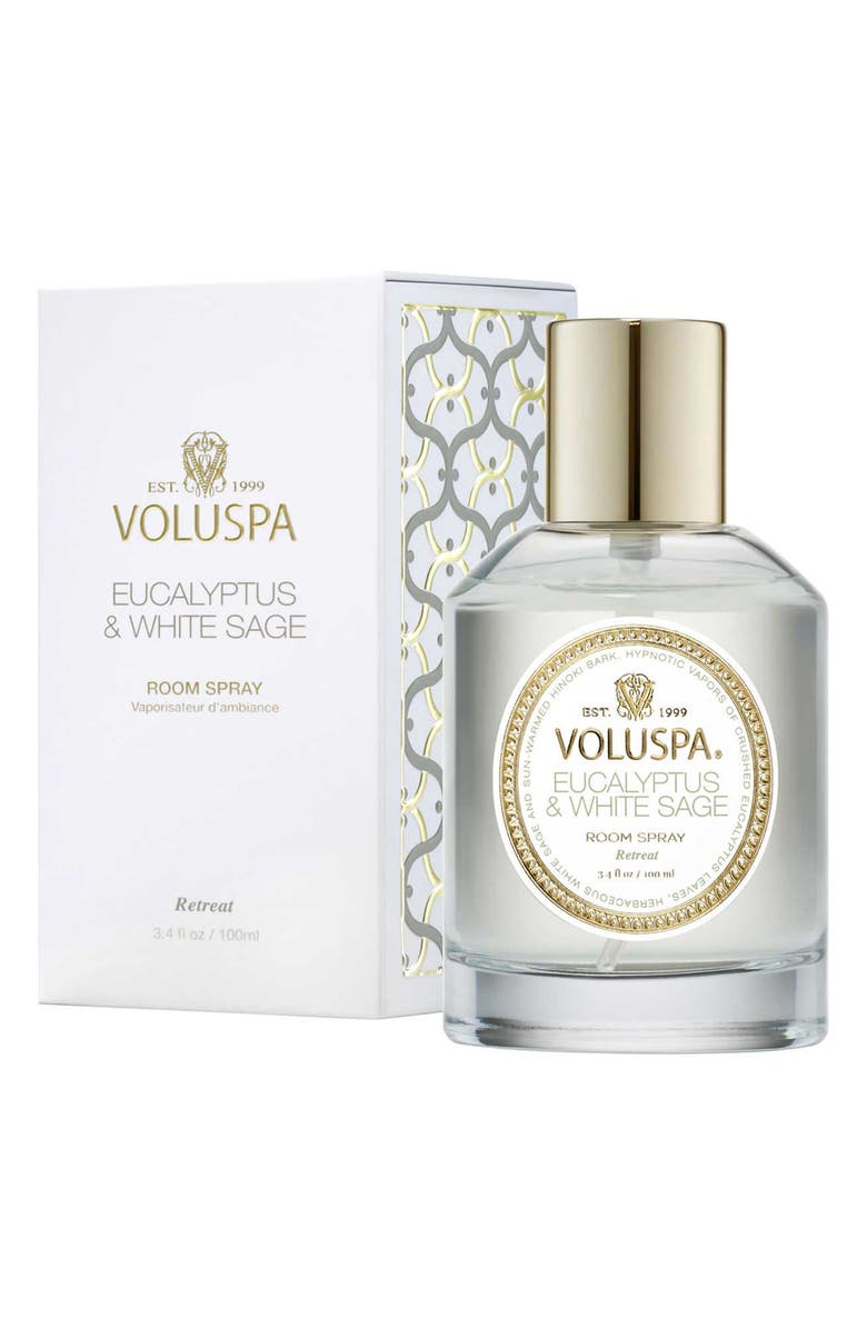 Voluspa Eucalyptus & White Sage Room Spray, Alternate, color,