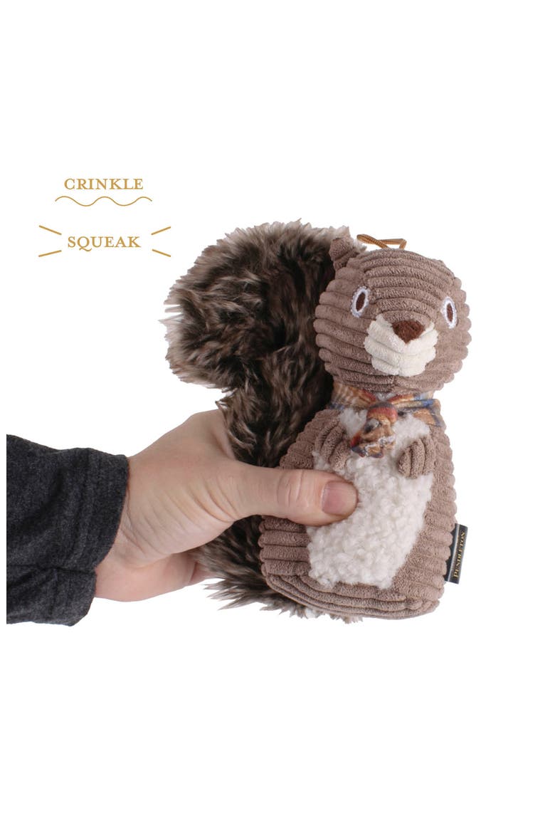 Plush Dog Toy, Alternate, color, SQUIRREL