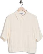 DKNY Short Sleeve Roll Tab Jacket
