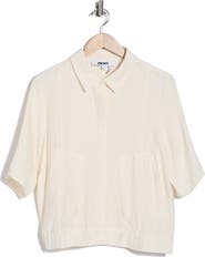 DKNY Short Sleeve Roll Tab Jacket