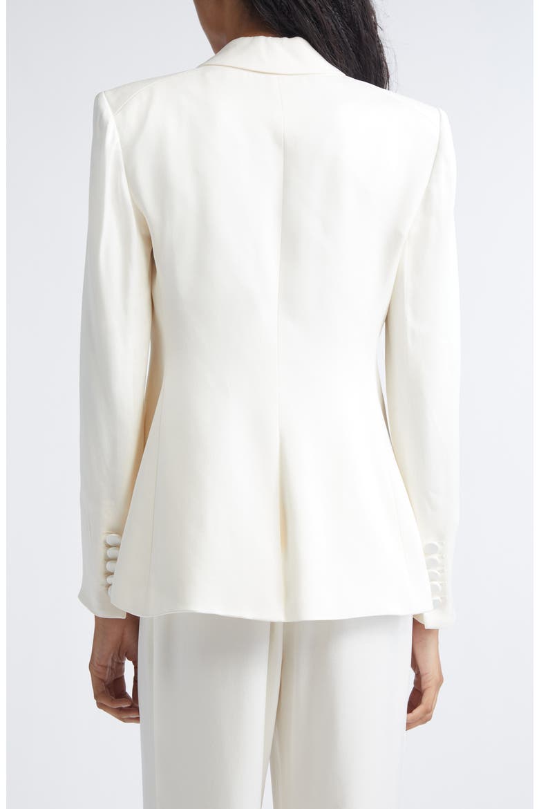 Rickie Crepe Back Satin Dickey Jacket, Alternate, color, DOVE