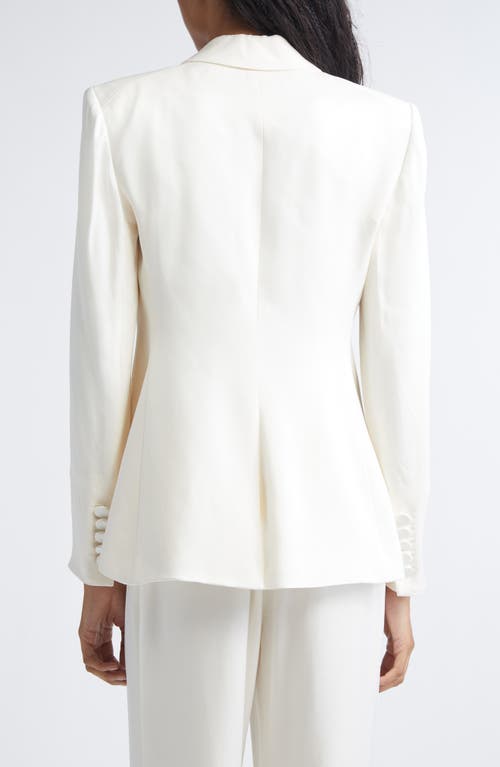 Veronica Beard Rickie Crepe Back Satin Dickey Jacket In Gray