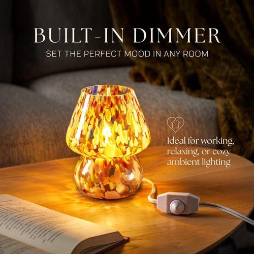 Next Glow Mushroom Led Lamp, Modern Dimmable E26 Socket