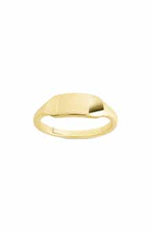 Sterling Forever Carol Polished ID Band Ring
