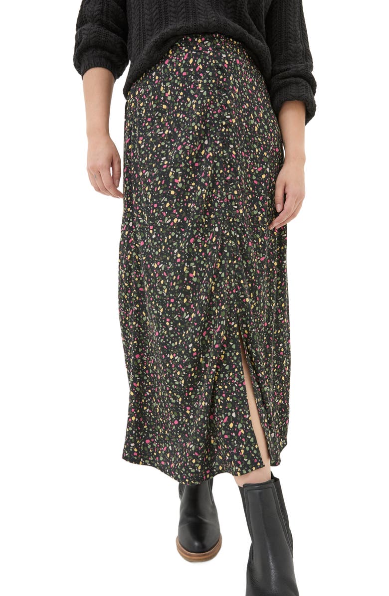 FatFace Women's Arabella Ditsy Marks Midi Skirt, Alternate, color, 