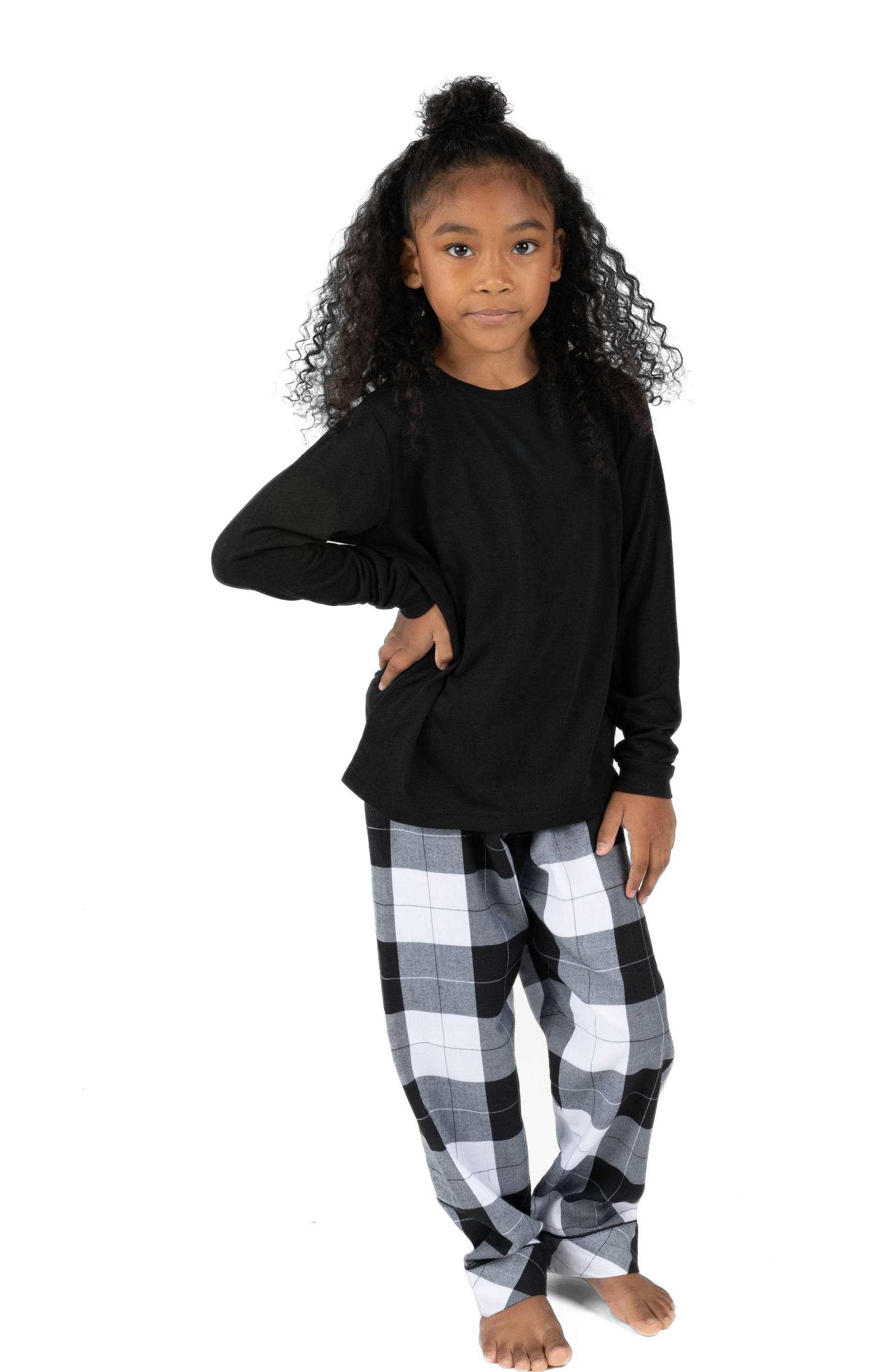 Plaid Black & White