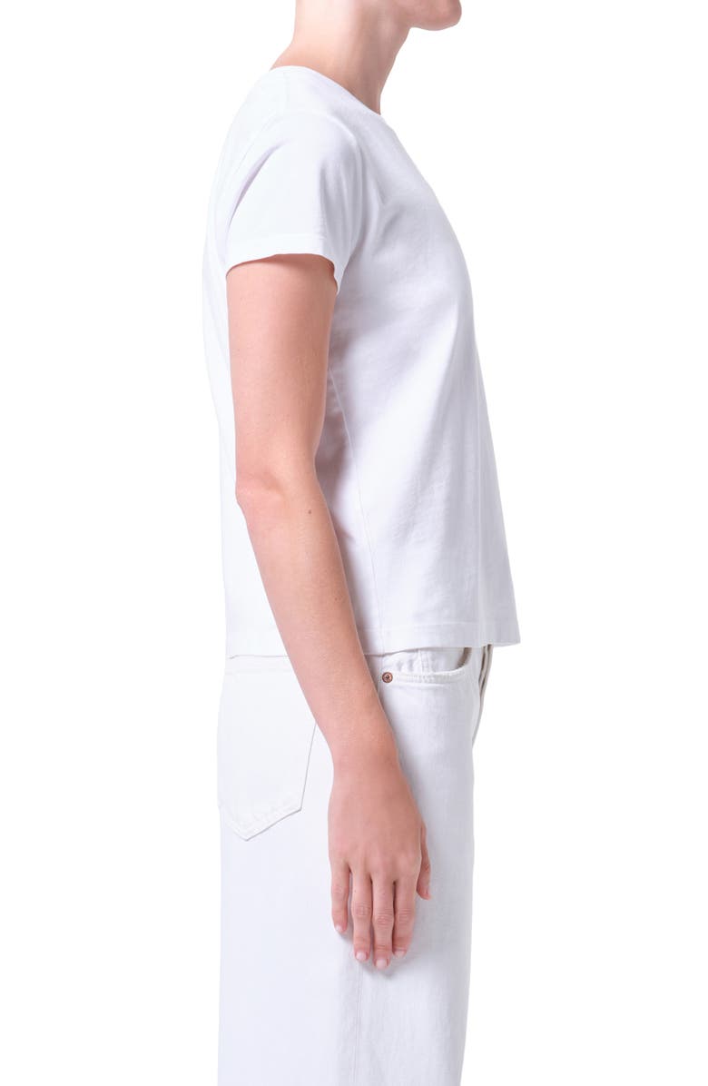 AGOLDE Long Line Adine Tee, Alternate, color, White