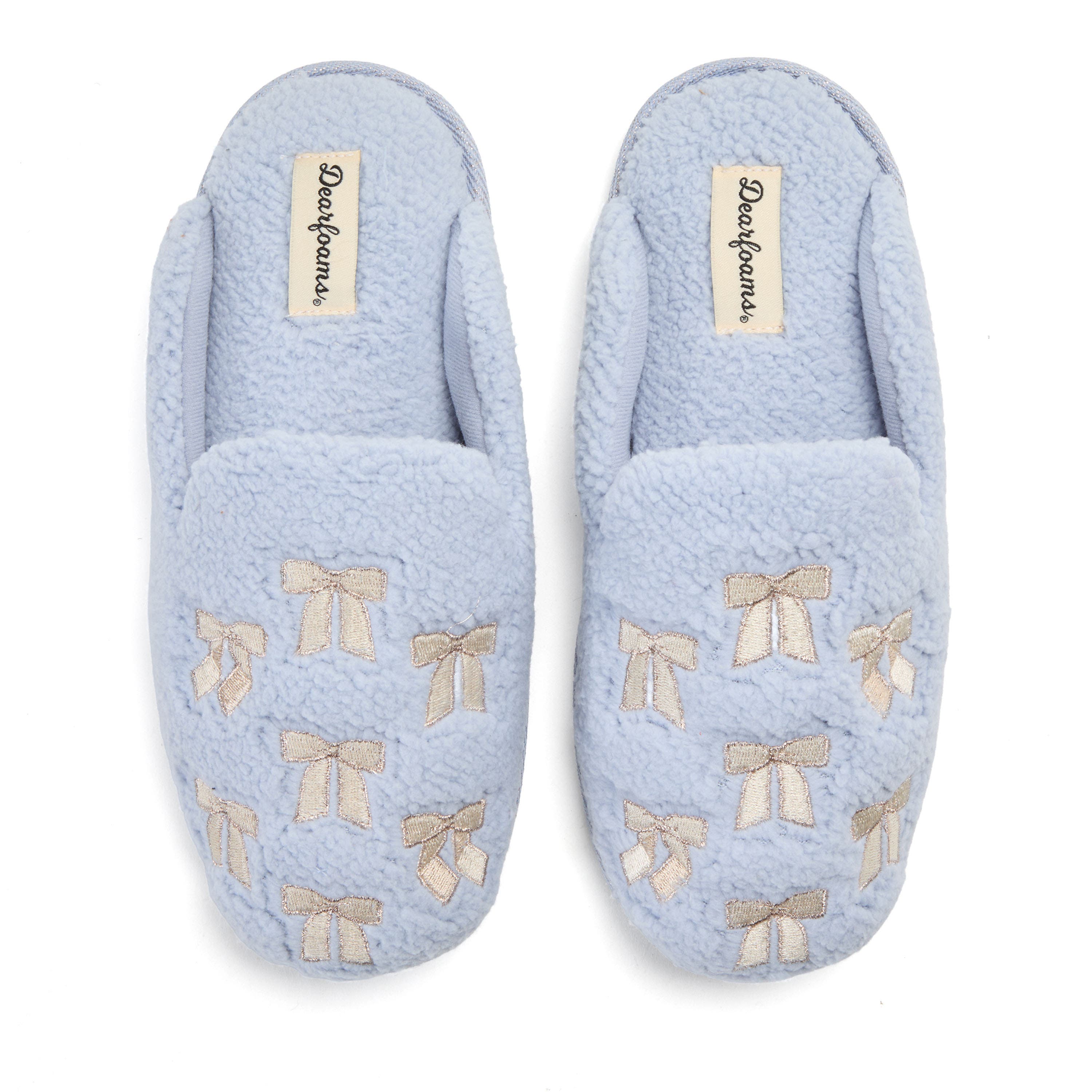 Teddy Embroidered Scuff Slipper, Alternate, color, EVENTIDE