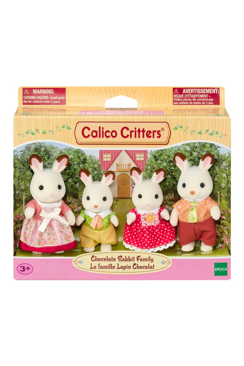 Chocolate Rabbit Family, Alternate, color, MULTI