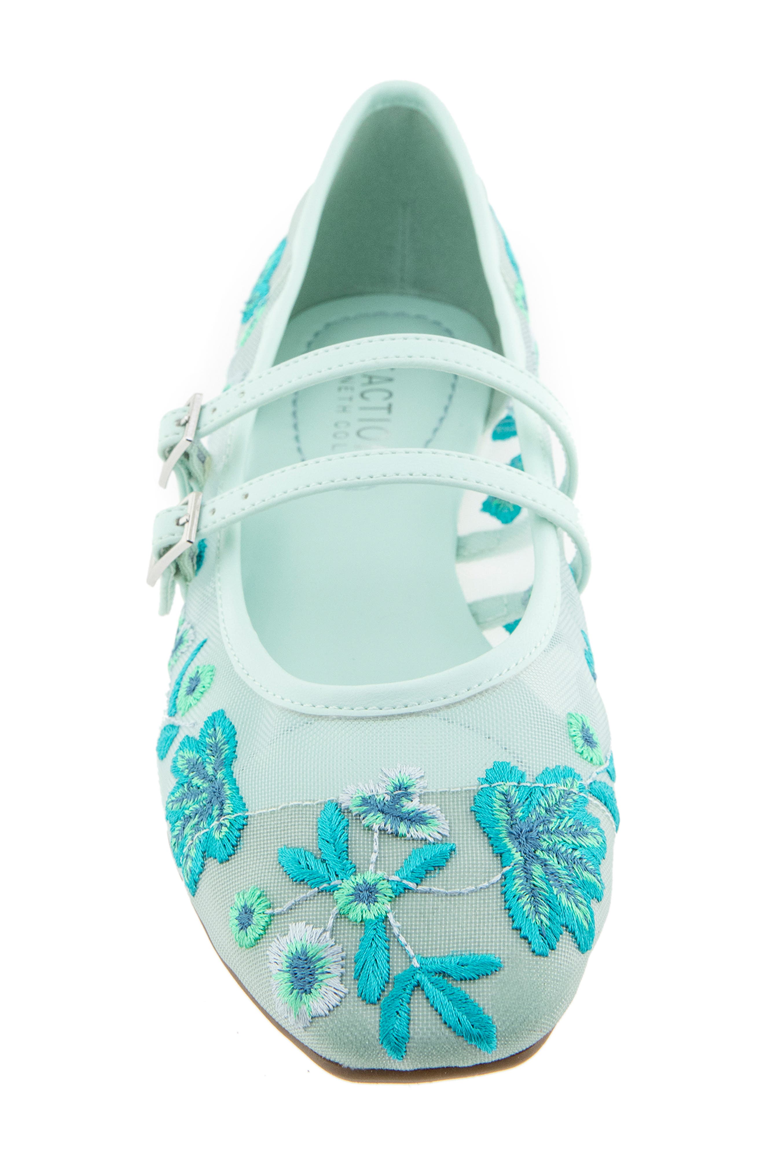 Reaction Kenneth Cole Malibu Nites Flat, Alternate, color, Seafoam Mesh