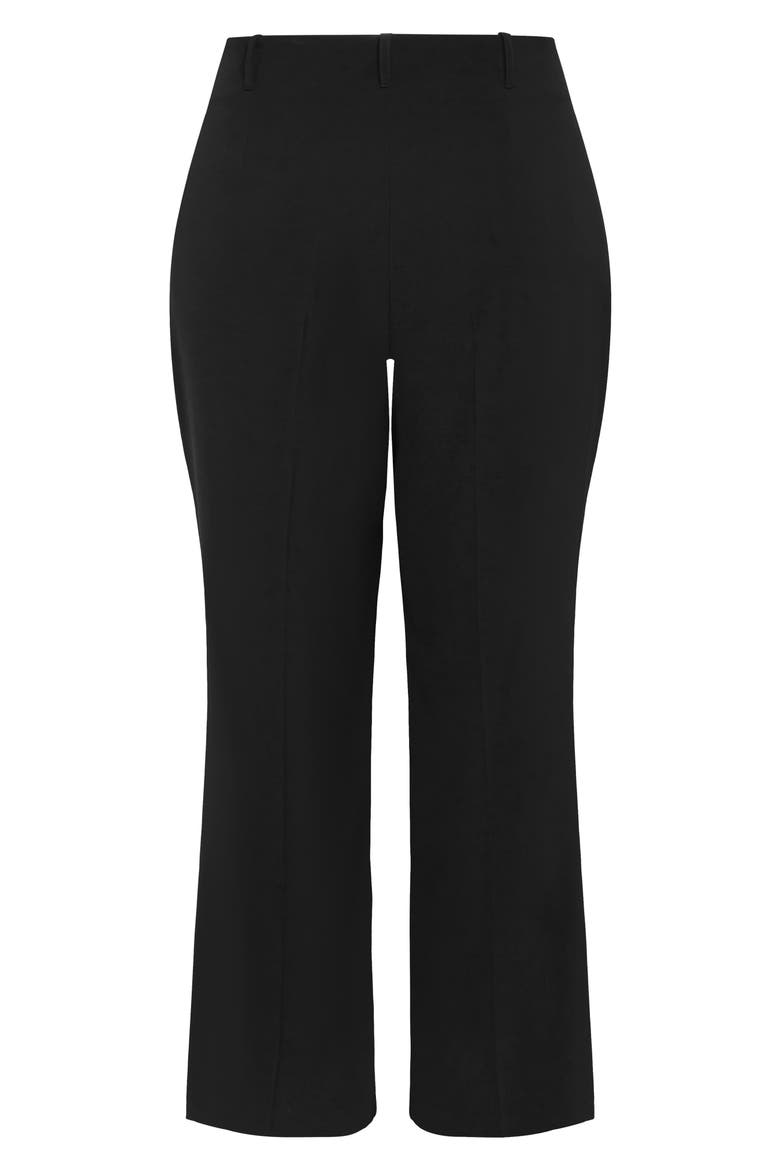 Soraya Pleat Wide Leg Pants, Alternate, color, BLACK