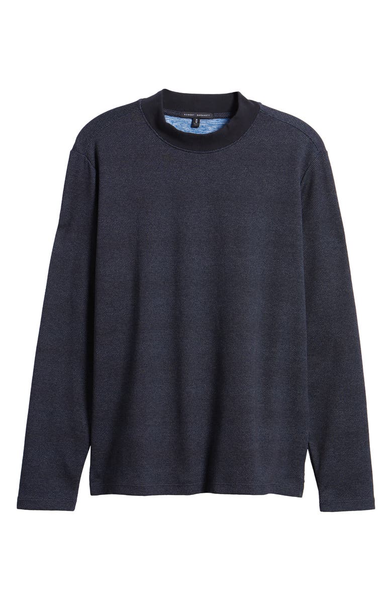 Robert Barakett Walcove Stripe Crewneck Sweatshirt, Alternate, color, Navy