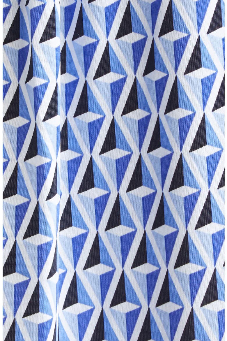 Bchorigano Beachwear Geo Print Midi Dress, Alternate, color, CORNFLOWER BLUE