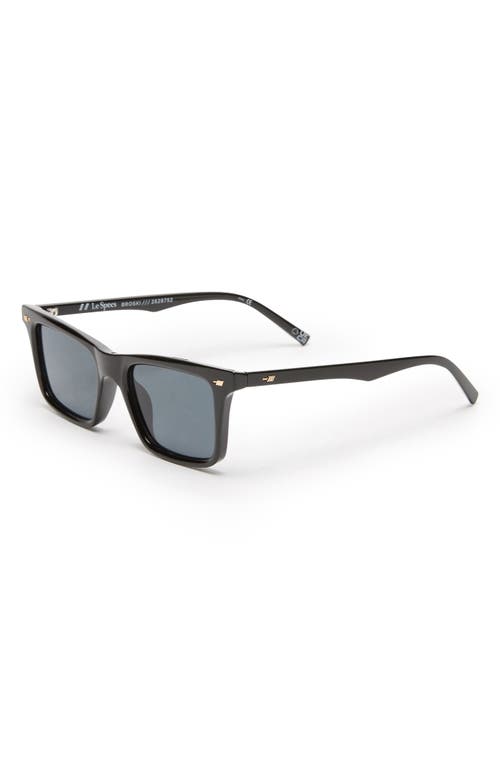 Le Specs Broski 53mm D-frame Sunglasses In Black
