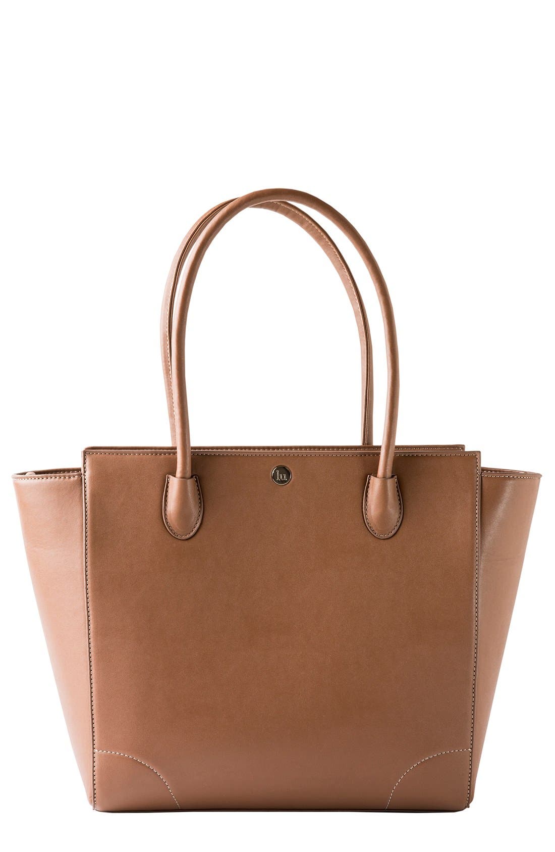 'Brookside' Diaper Tote, Main, color, BROWN