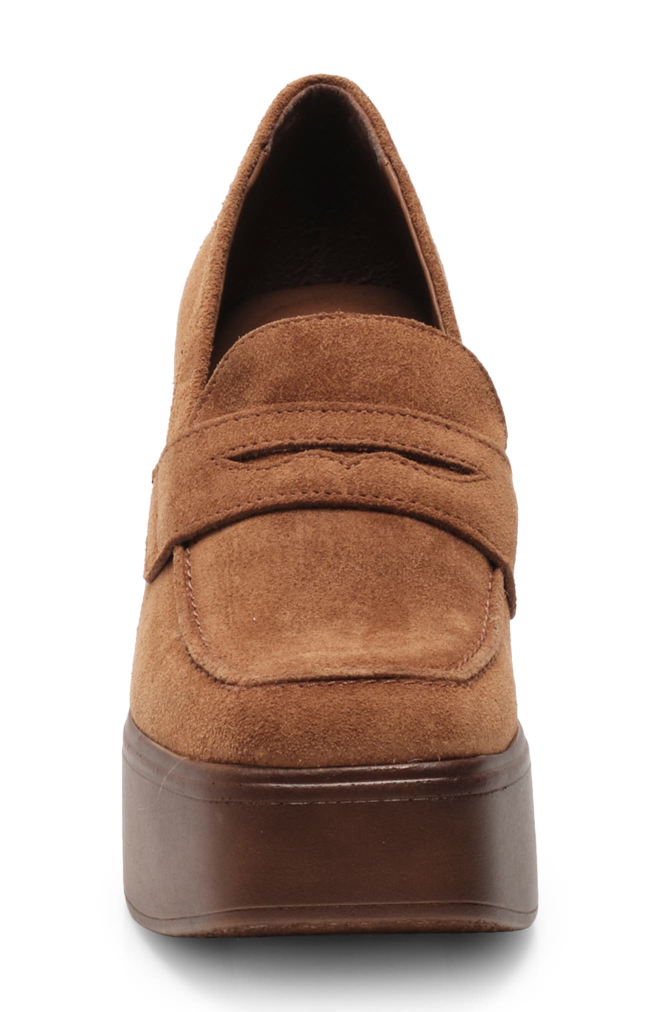 Zoe Platform Loafer, Alternate, color, CAMEL