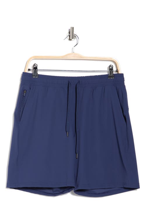 90 Degree By Reflex Warp Sonic 7" Active Shorts In Blue