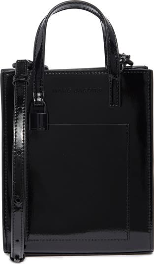 Micro Patent Leather Tote
