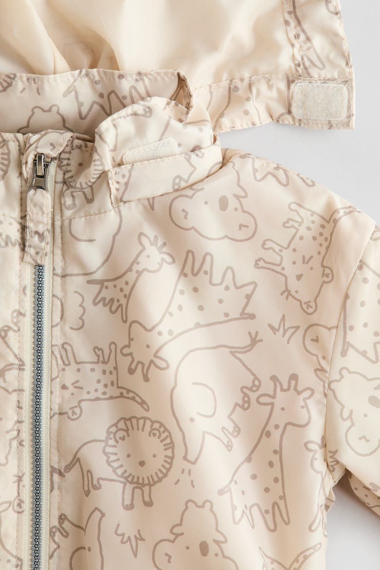 Printed Jacket, Alternate, color, Light beige/animals