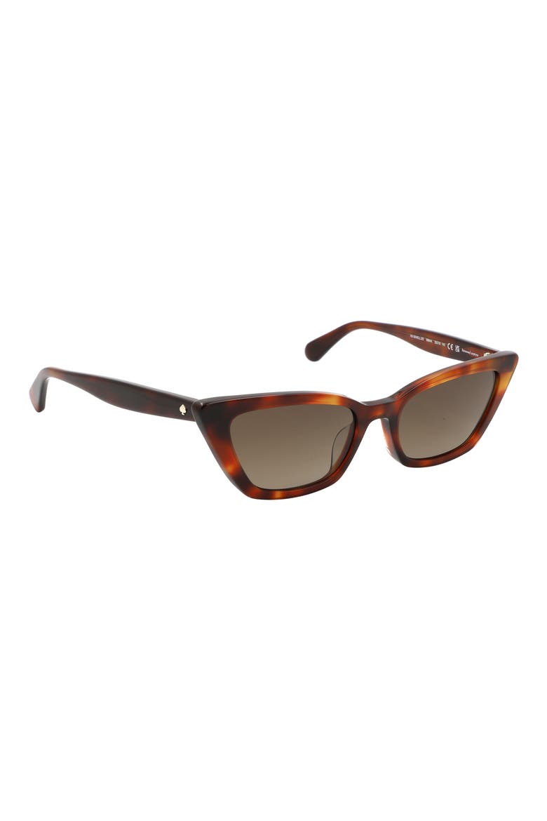 genell 52mm gradient cat eye sunglasses, Alternate, color, HAVANA/ BROWN SF