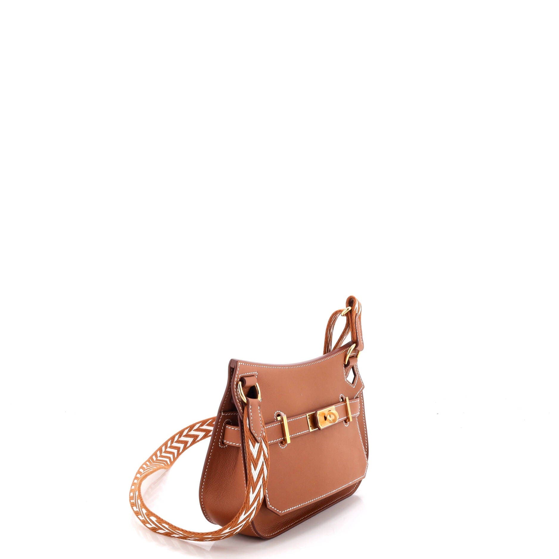 Pre-Owned Hermes Jypsiere Bag Swift Mini, Alternate, color, Gold