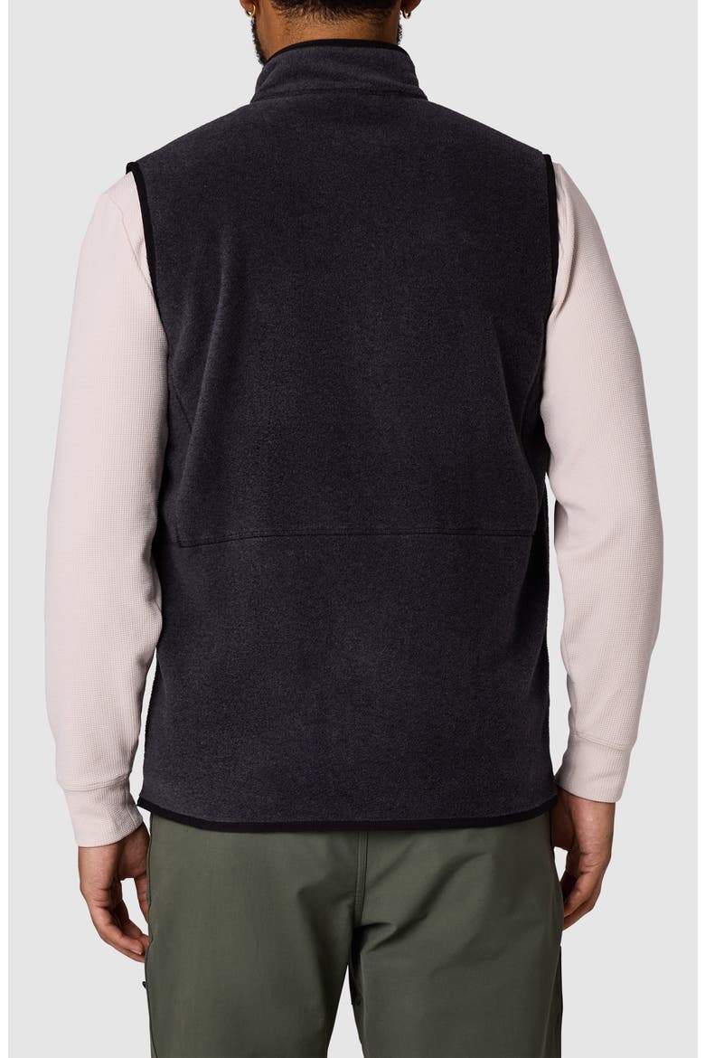 Deming Fleece Vest, Alternate, color, BLACK