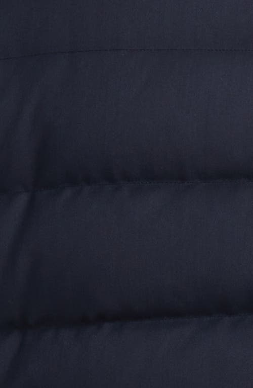 Herno Quilted Bomber Jacket In Blue