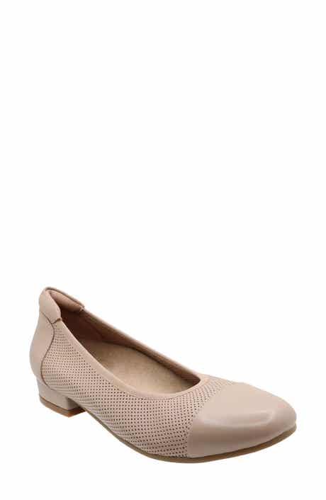 Naomi Leather Skimmer Flat