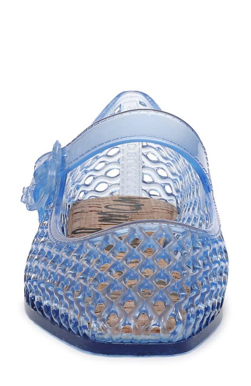 Sam Edelman Michaela Jelly Mary Jane Flat Soft Blue Jelly