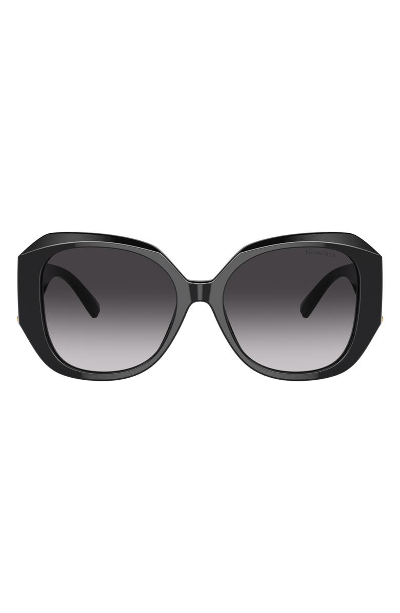 Tiffany & Co. 55mm Gradient Square Sunglasses, Main, color, 