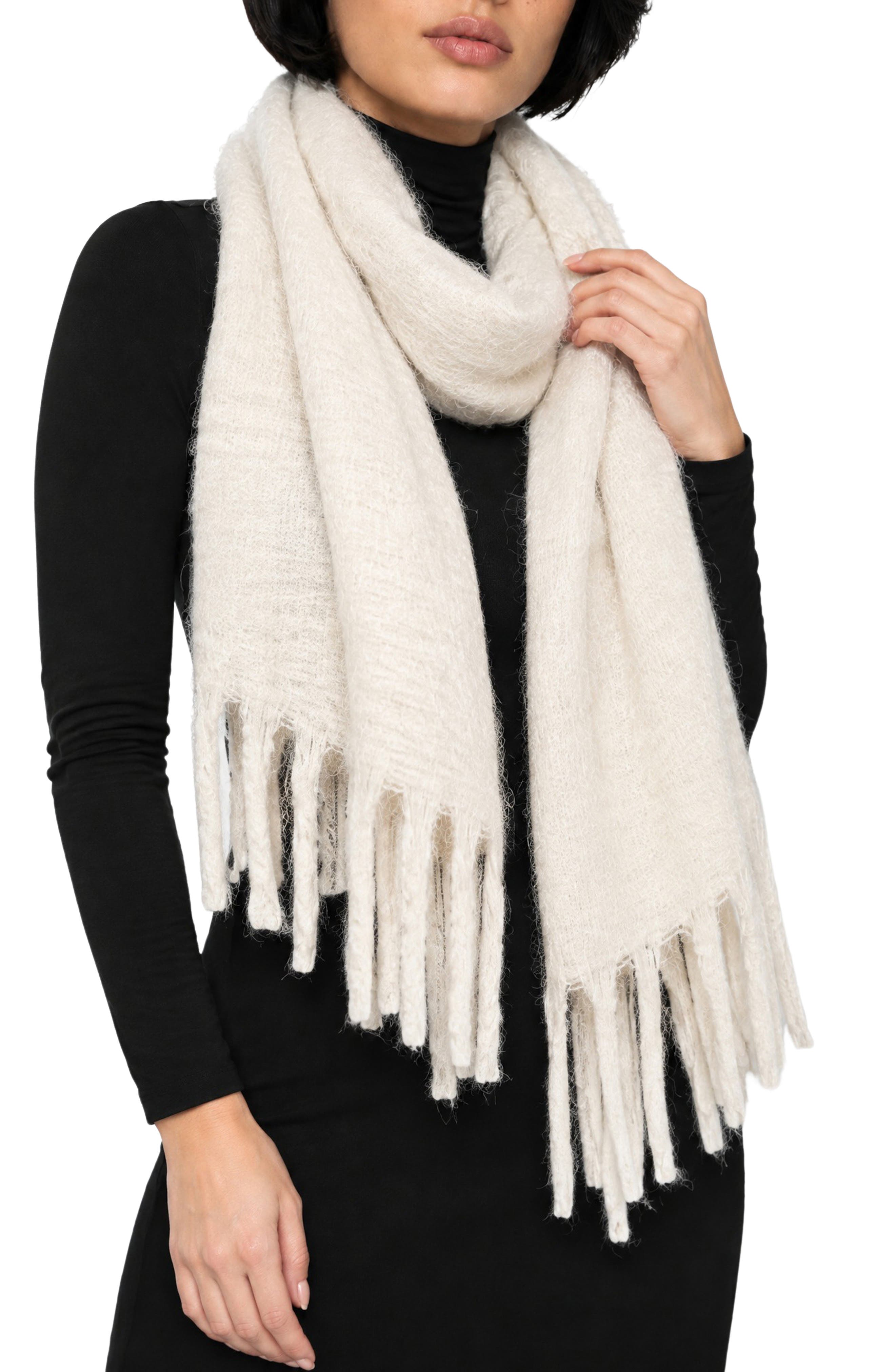 Chunky Lurex Boucl Scarf