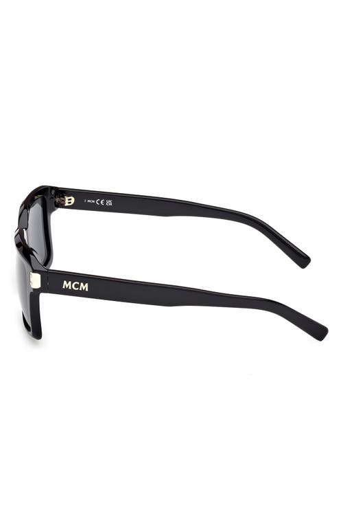 Mcm 54mm Polarized Square Sunglasses In Black