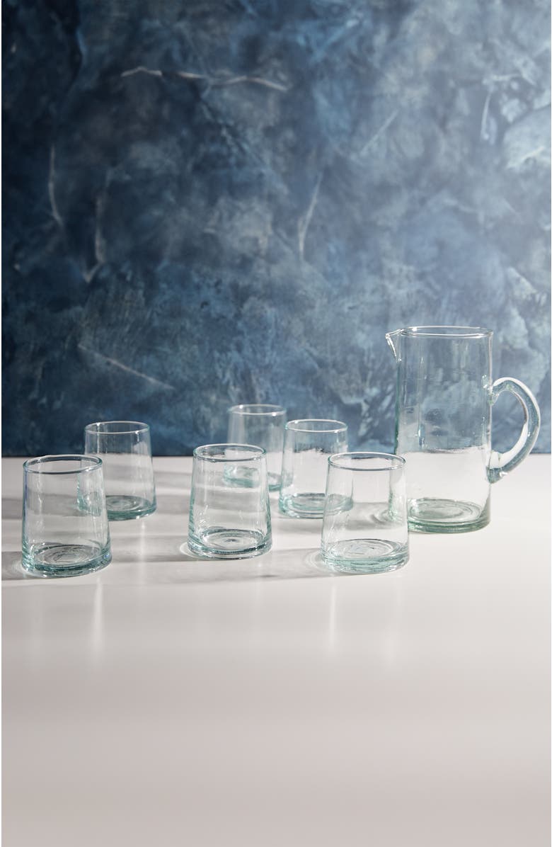 Verve Culture Moroccan Cone Glass Small, Alternate, color, Clear