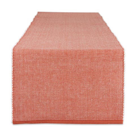 Two Tone Ribbed Table Runner
