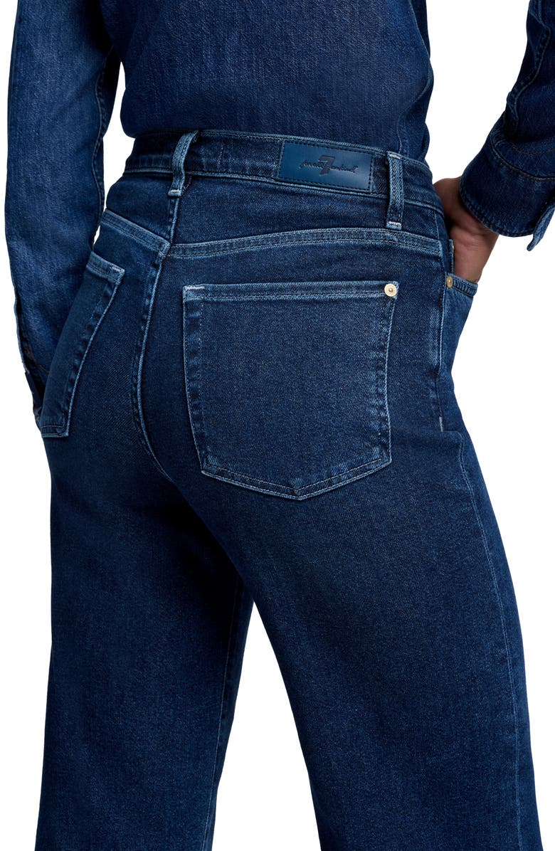 7 For All Mankind Jo Ultra High Rise Wide Leg Jeans, Alternate, color, Paradise Cove