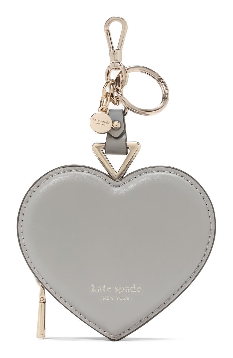 Kate Spade New York liv smooth leather heart coin purse, Main, color,