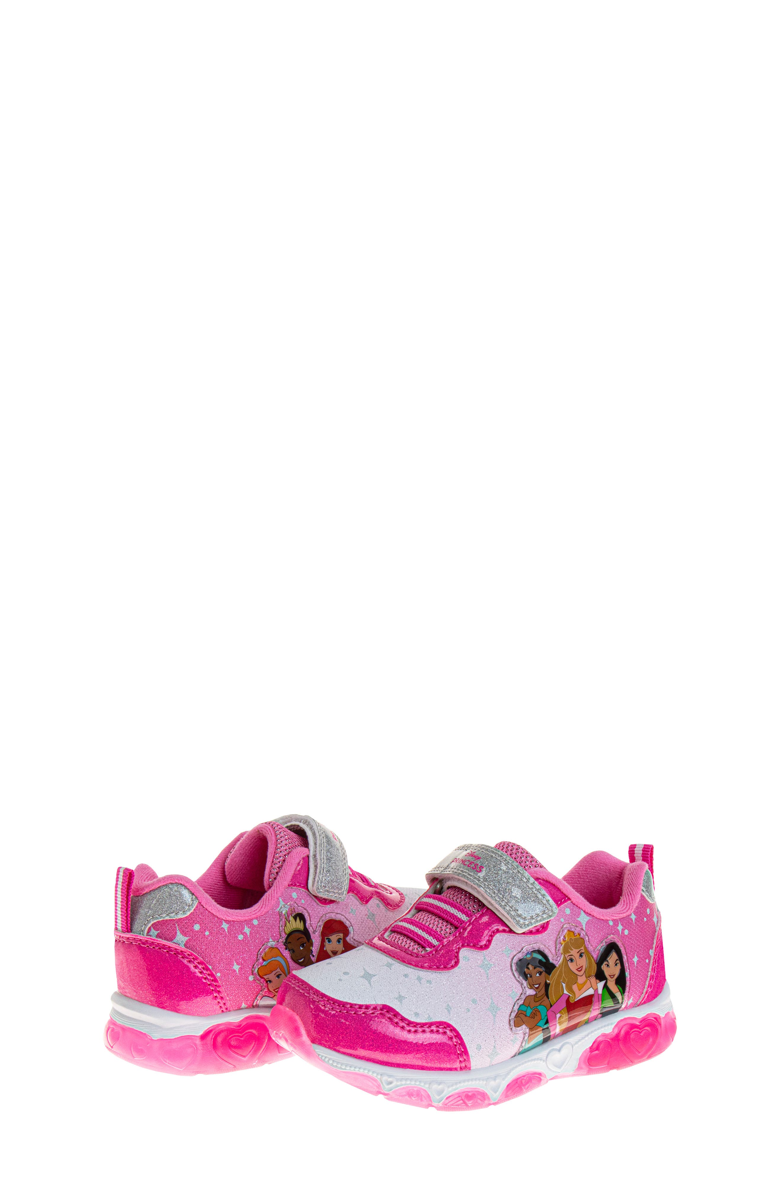 JOSMO Kids' Disney Princess Sneaker, Alternate, color, Fuchsia