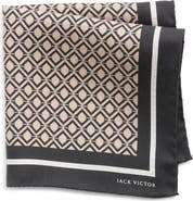 Jack Victor Equestrian Silk Pocket Square