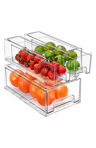 Set of 3 Fridge Organizer Drawers