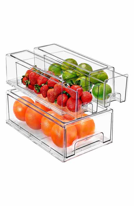 Set of 3 Fridge Organizer Drawers