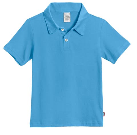 Baby Boys Soft Cotton Jersey 2-Button Short Sleeve Polo Shirt (Baby)