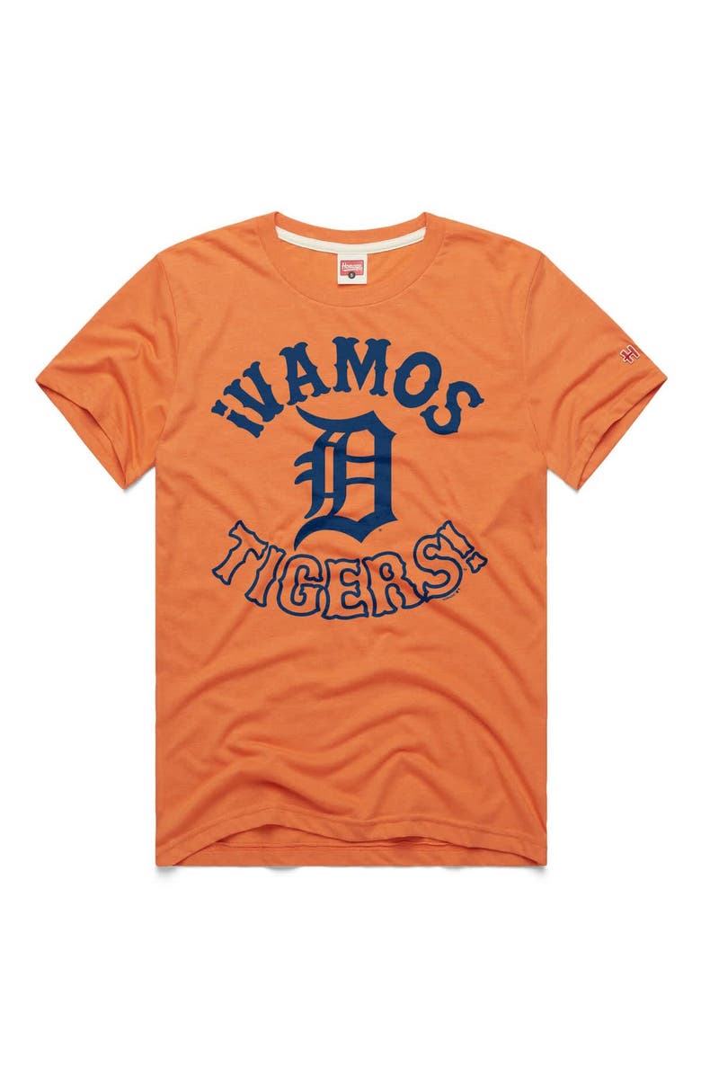 Homage Men's Homage Orange Detroit Tigers Vamos Tri-Blend T-Shirt, Main, color, Orange