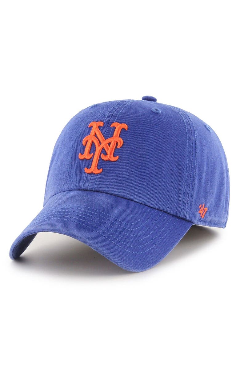'47 Men's '47 Royal New York Mets Franchise Logo Fitted Hat, Main, color, Royal